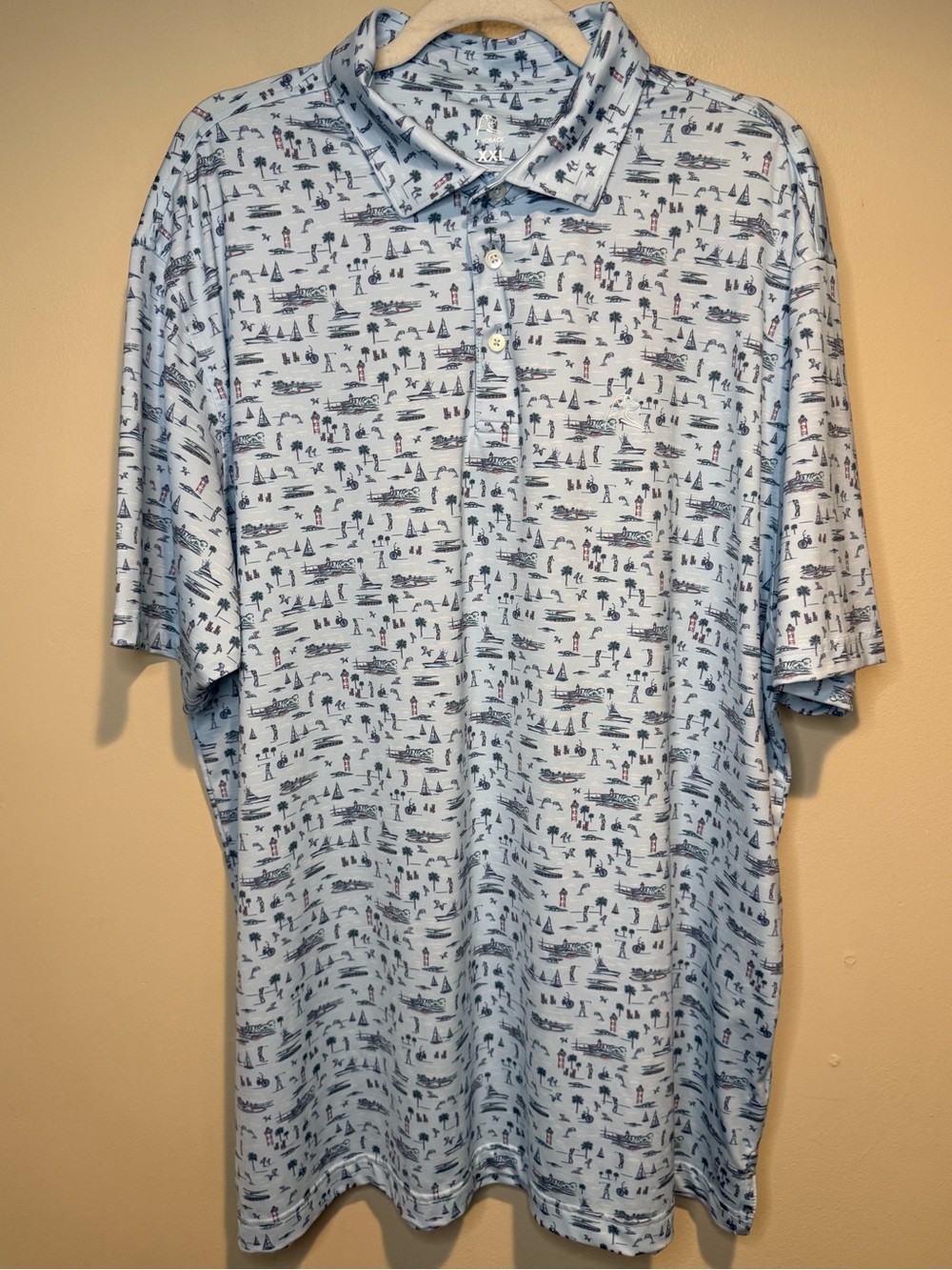 Rhoback the Lowcountry Polo golf performance men’s XXL